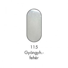 Színes zselé 5ml - 115 - gyöngyház-fehér
