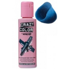 Crazy Color- Peacock blue